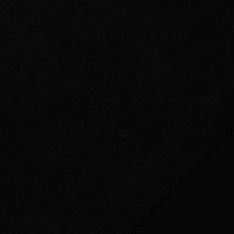 Viscose Polyester Stretch Interlock Knit Fabric, 244 gsm, 160 cm — Black
