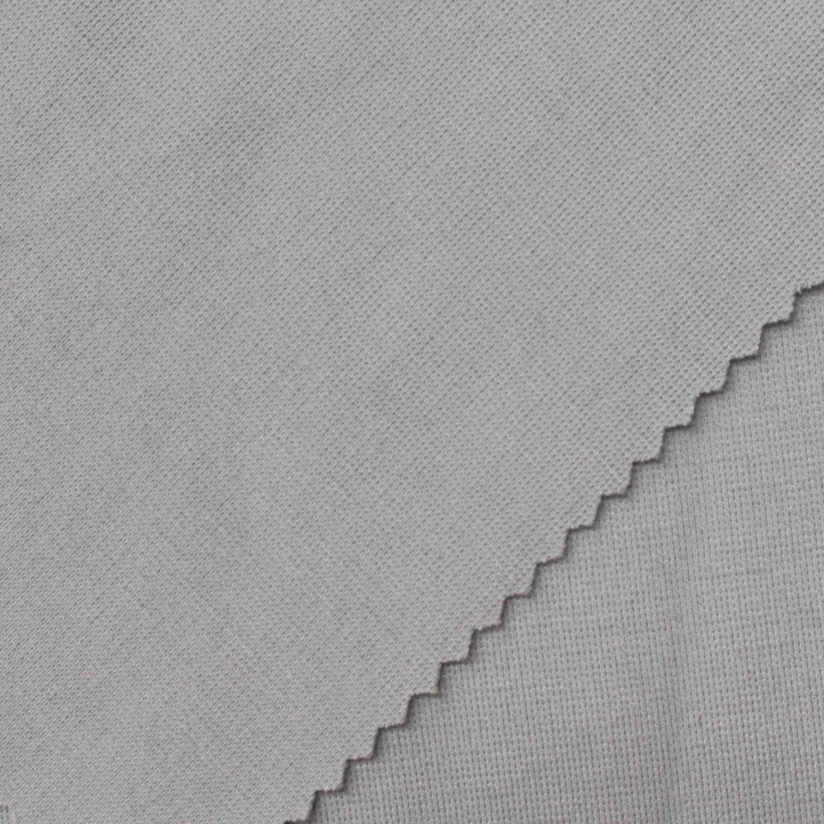 Polyester Stretch Interlock Knit Fabric, 315 gsm, 180 cm — Grey