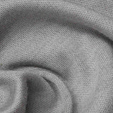 100% Viscose Interlock Knit Fabric, 216 gsm, 180 cm — Grey — texture