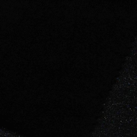 Cotton Polyester Stretch Knit Fabric, 283 gsm, 140 cm — Black