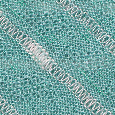 White Diagonal-Stripe Jacquard, 156 gsm