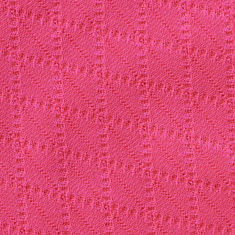Pink Tone-on-Tone Grid Jacquard