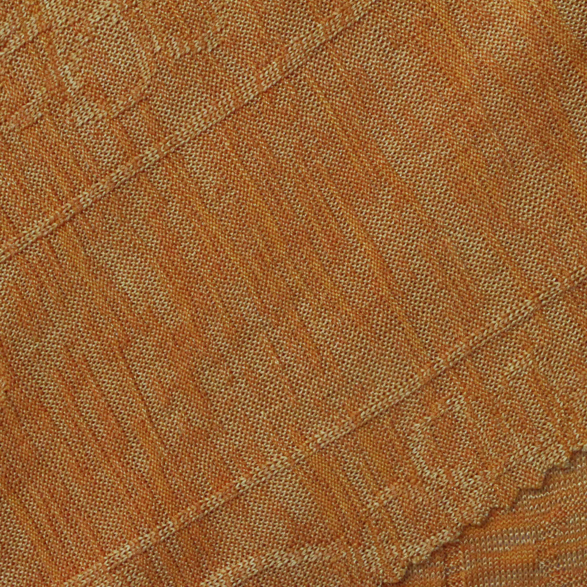 Orange Marl Jacquard