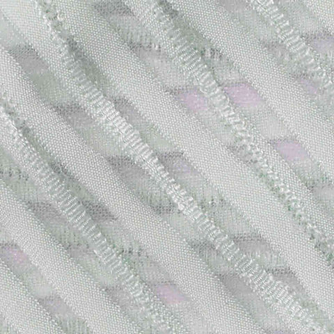 Light Green Textured-Stripe Jacquard