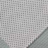 Light Grey Geometric Interlock Knit, Viscose-Nylon
