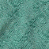 Teal Tone-on-Tone Jacquard, Polyester — texture