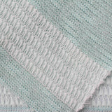 White Diagonal-Stripe Jacquard