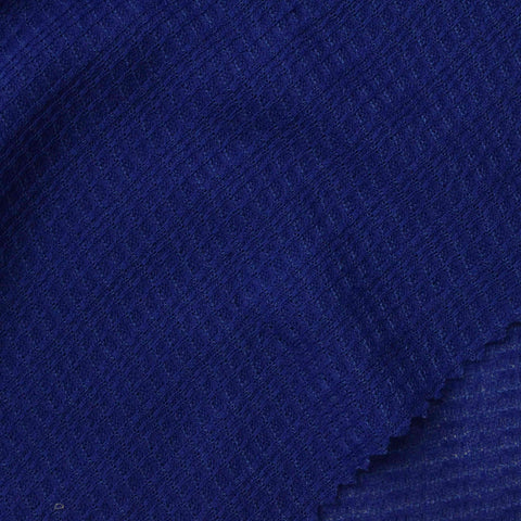 Waffle Knit Fabric, 75 gsm, 150 cm — Navy