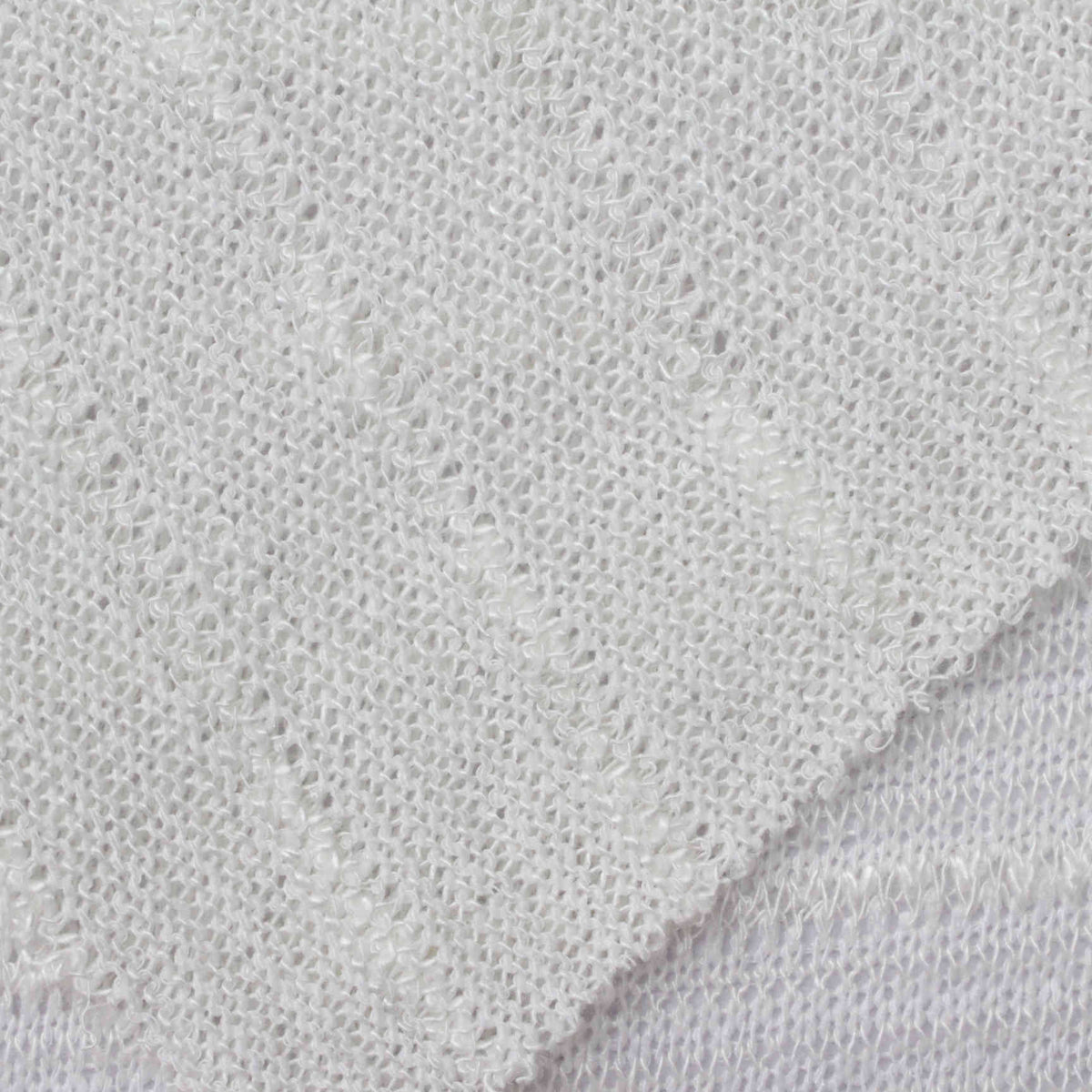 Jacquard Knit Fabric, 178 gsm, 160 cm — White