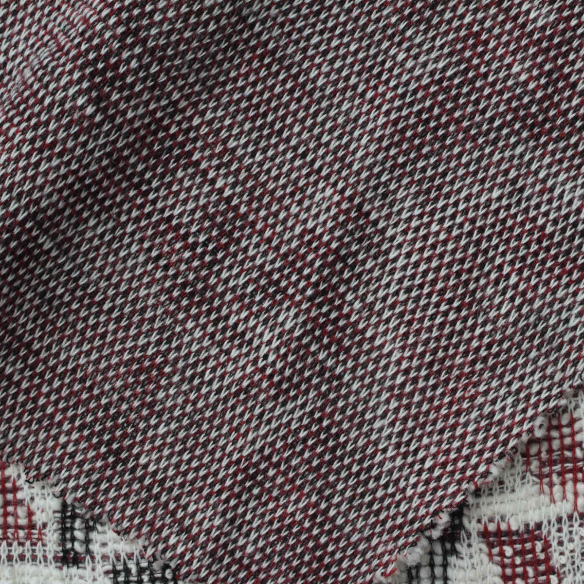 Maroon Fine-Marl Jacquard