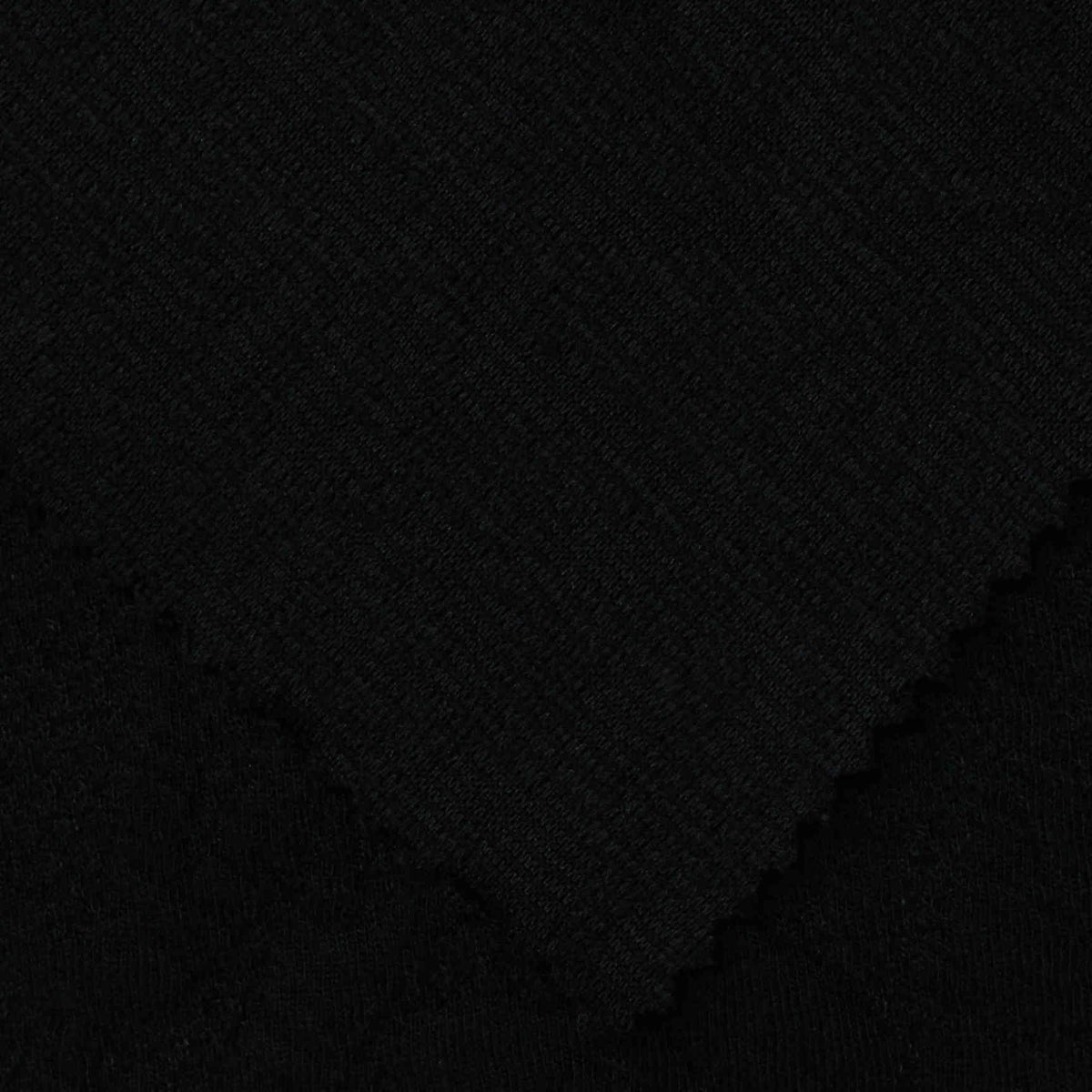 Jacquard Knit Fabric, 202 gsm, 155 cm — Black