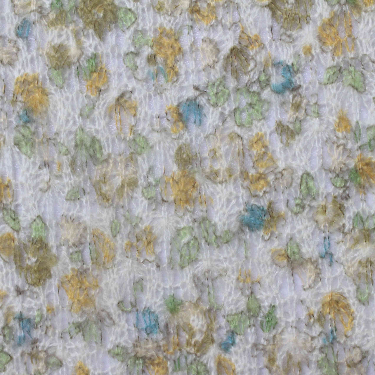 Yellow Floral Jacquard