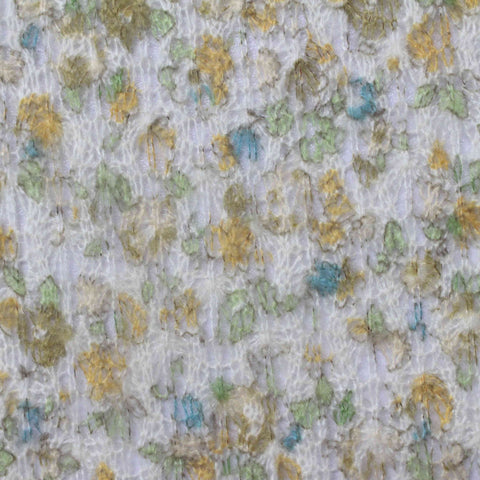 Yellow Floral Jacquard