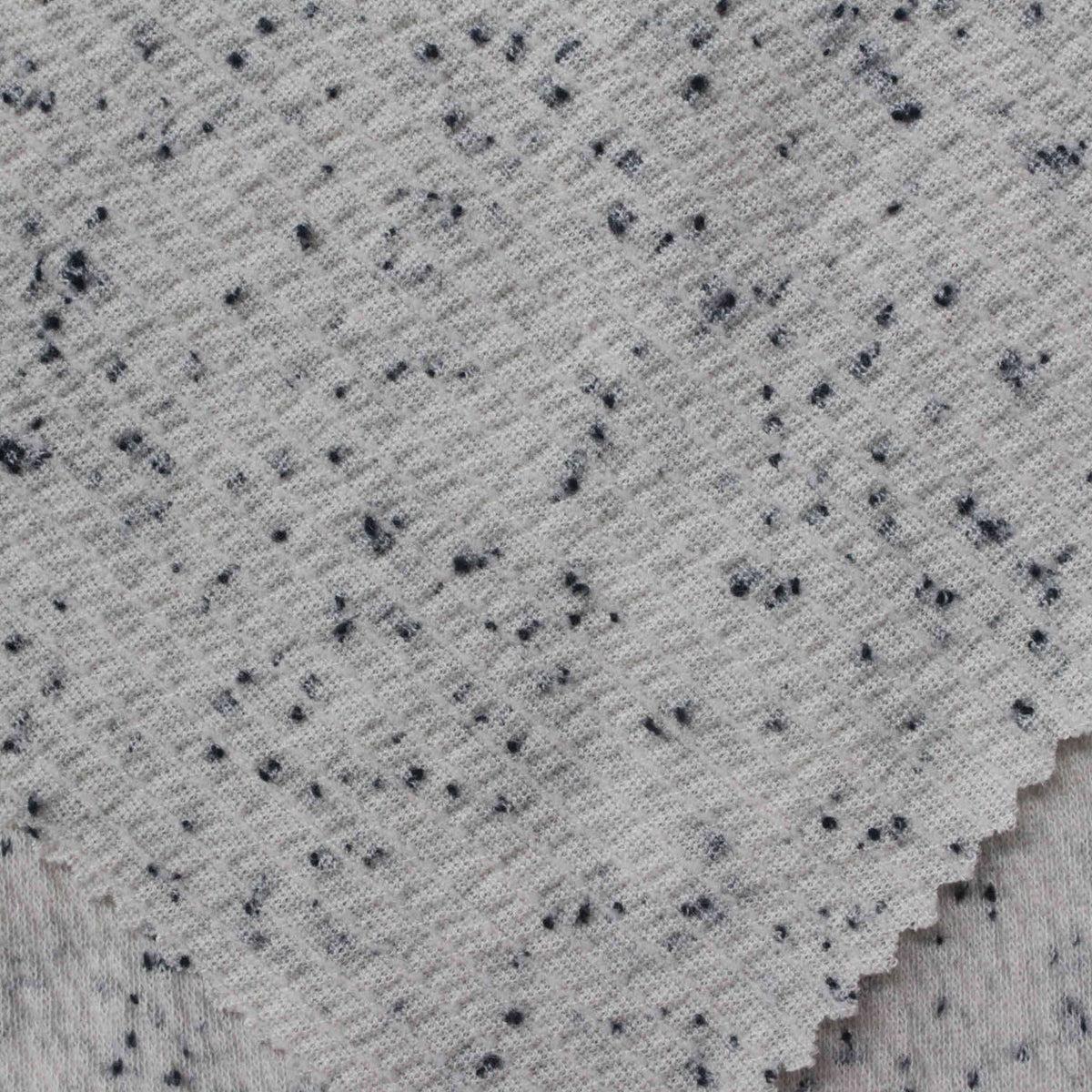 Light Grey Marl Jersey Knit, Polyester, 170 gsm, 130 cm