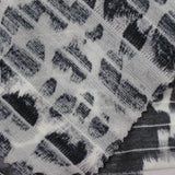 Black Brushstroke Jacquard