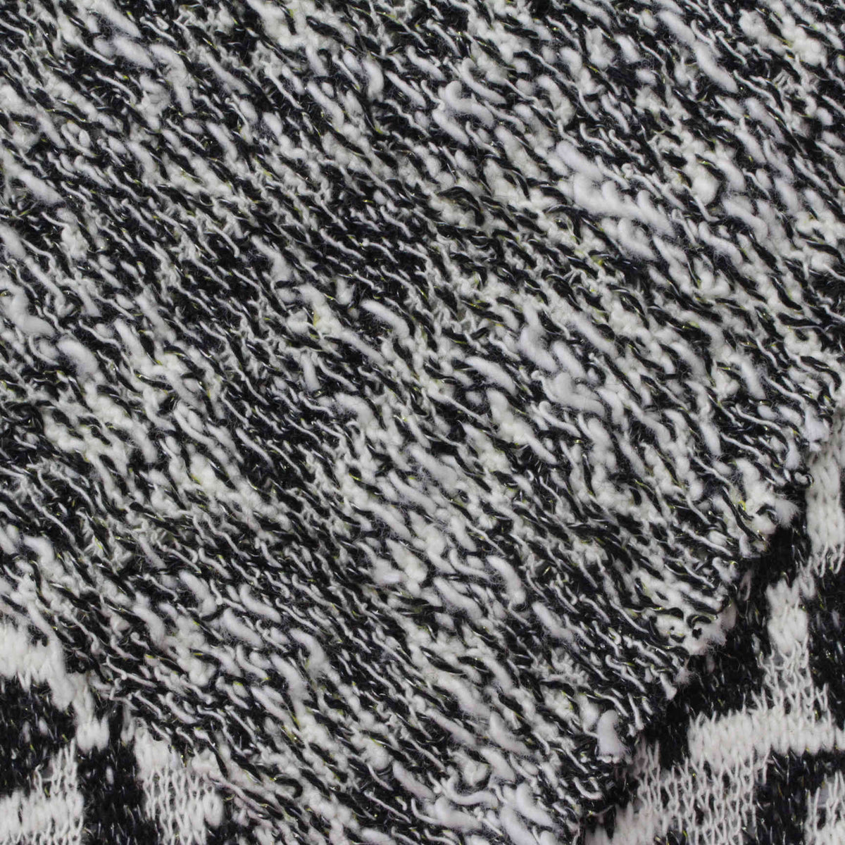 Black Marl Jacquard