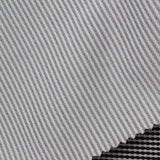 Dark Grey Stripe Interlock Knit, Polyester