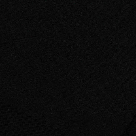 Jacquard Polyester Stretch Knit Fabric, 385 gsm, 145 cm — Black