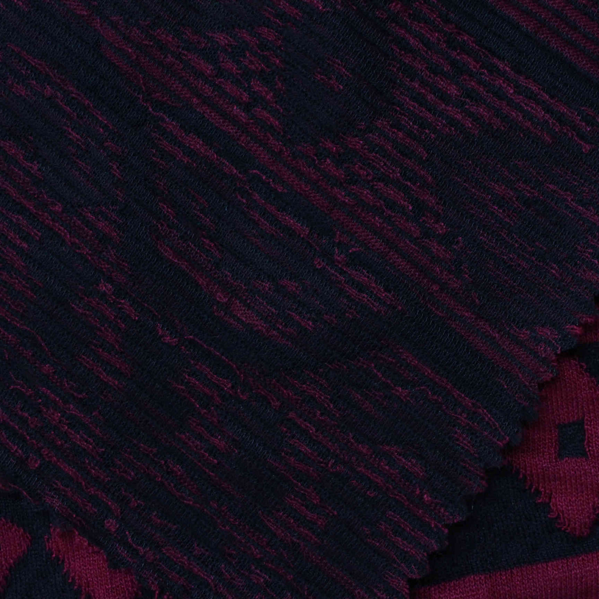 Dark Blue Heather Jacquard