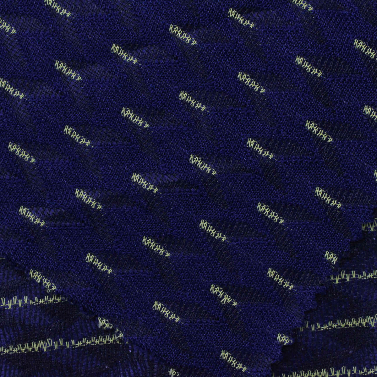 Navy Dashes Jacquard