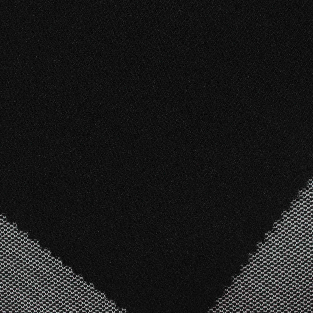 Jacquard Knit Fabric, 281 gsm, 155 cm — Black