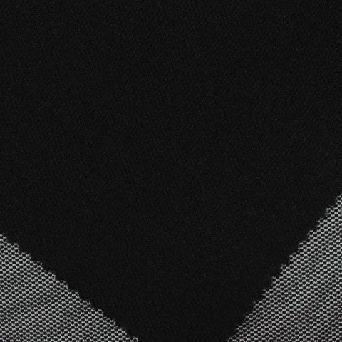 Jacquard Knit Fabric, 281 gsm, 155 cm — Black