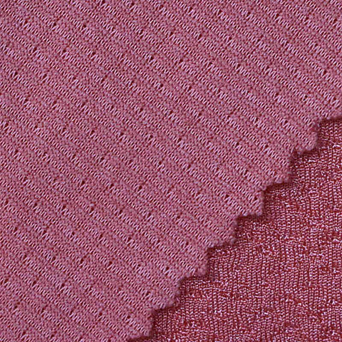 Dusty Rose Micro-Grid Mesh