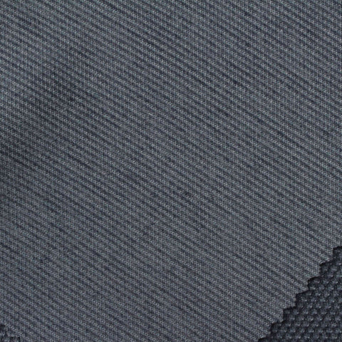 Jacquard Polyester Viscose Stretch Knit Fabric, 378 gsm, 150 cm — Navy