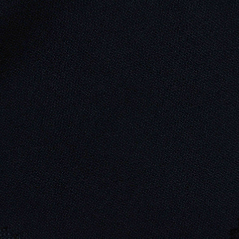 Polyester Acrylic Interlock Knit Fabric, 359 gsm, 155 cm — Navy