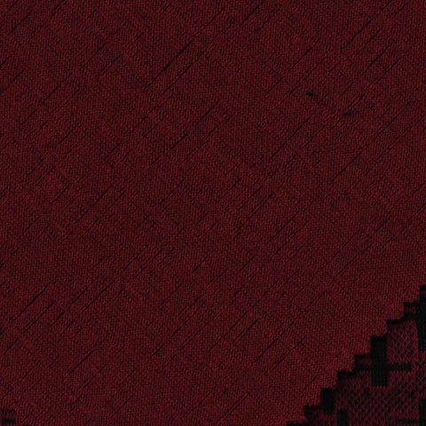Jacquard Knit Fabric, 225 gsm, 150 cm — Red