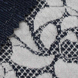 White Floral Jacquard — texture