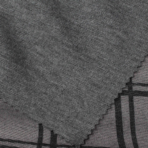 Grey Heather Jacquard
