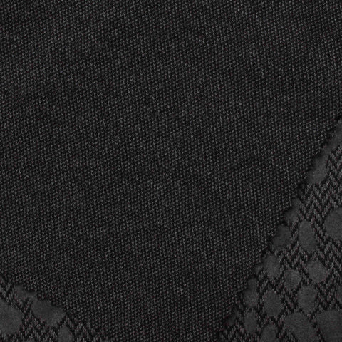 Dark Grey Diamond Jacquard