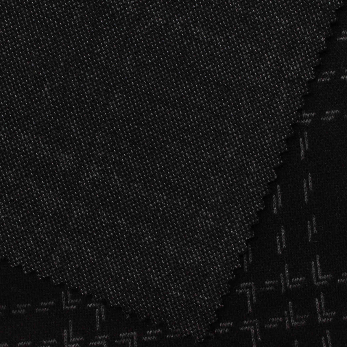 Dark Grey Geometric Jacquard