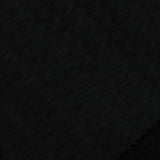 Jacquard Knit Fabric, 387 gsm, 130 cm — Black