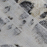 Black Leopard Jacquard, Polyester — texture