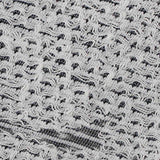 White Stripes Jacquard, Poly-Cotton — texture