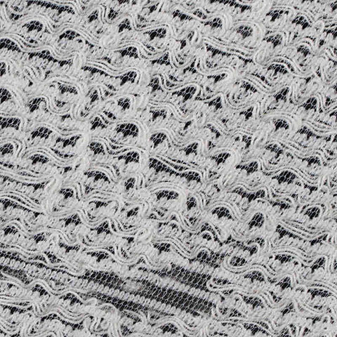 White Stripes Jacquard, Poly-Cotton, 183 gsm