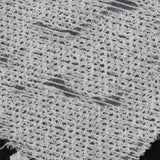 White Stripes Jacquard, Poly-Cotton