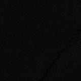 Jacquard Cotton Nylon Stretch Knit Fabric, 199 gsm, 135 cm — Black