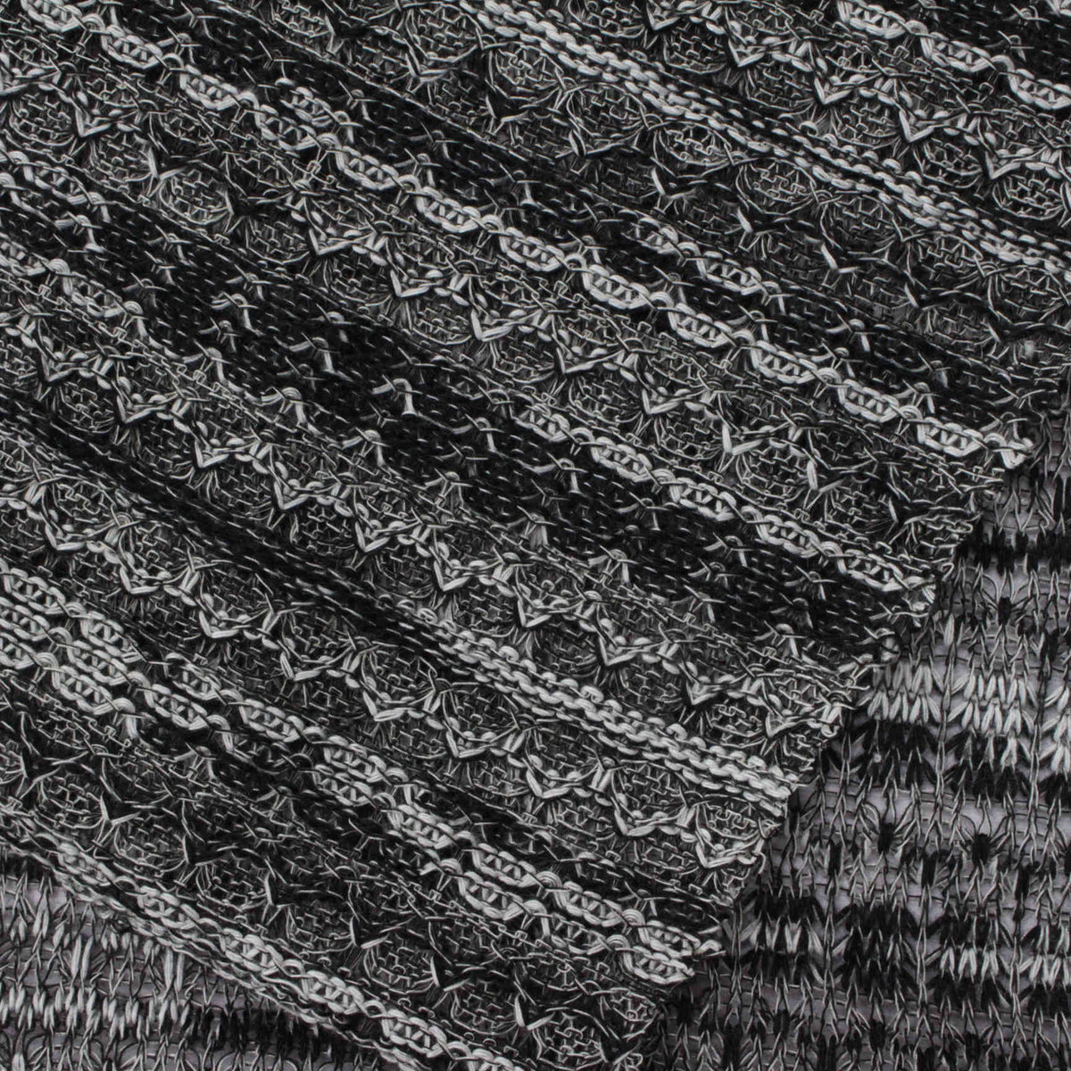 Light Grey Geometric Jacquard