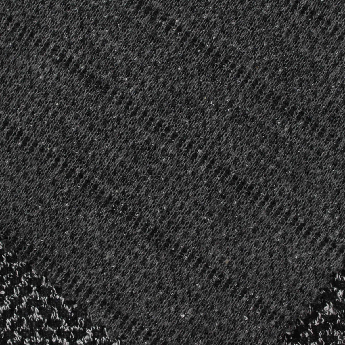 Dark Grey Marl Jacquard, Poly-Viscose, 250 gsm