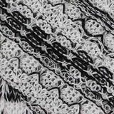 Black Openwork Jacquard, Polyester — texture