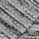 Black Openwork Jacquard, Polyester