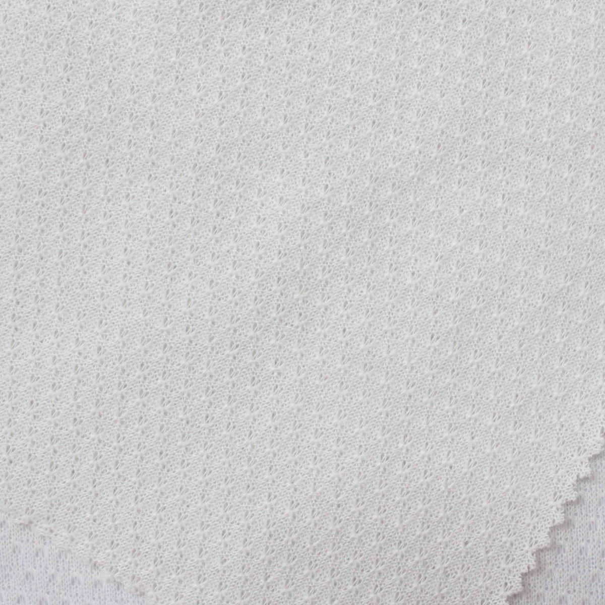 Jacquard 100% Polyester Knit Fabric, 180 gsm, 160 cm — White