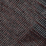 Dark White Plaid Jacquard, Poly-Cotton — texture