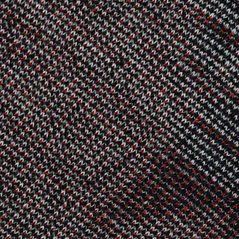 Dark White Plaid Jacquard, Poly-Cotton