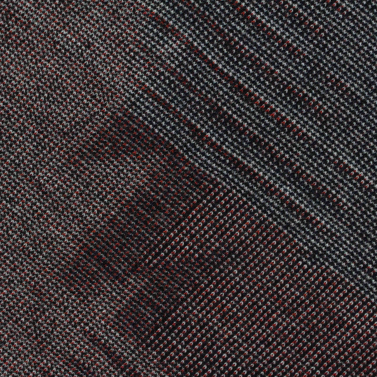 Dark White Plaid Jacquard, Poly-Cotton