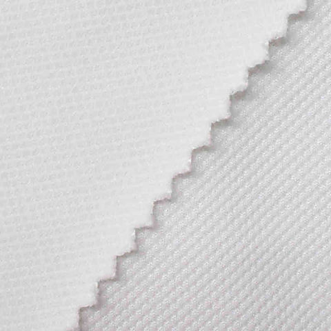 Jacquard Knit Fabric, 362 gsm, 165 cm — White