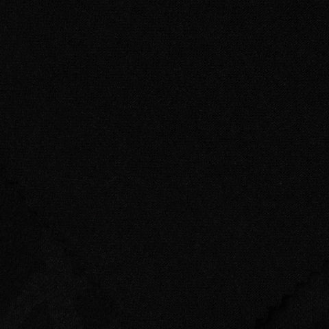 Jacquard Ponte Knit Fabric, 436 gsm, 160 cm — Black